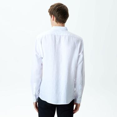  Boss S-Liam Erkek Beyaz Gömlek