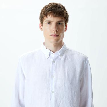  Boss S-Liam Erkek Beyaz Gömlek