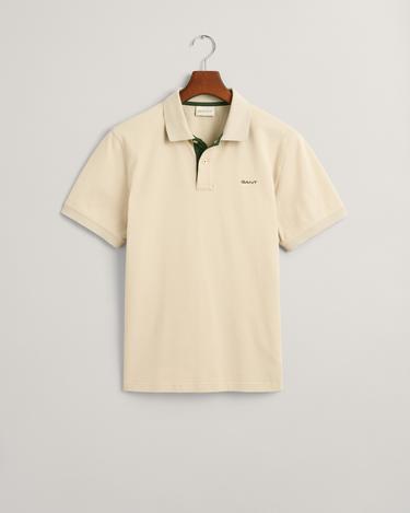  GANT Erkek Bej Regular Fit Polo