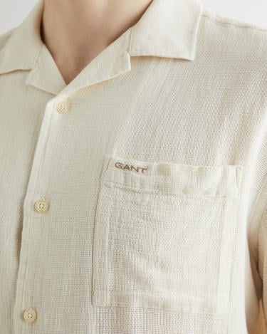  GANT Erkek Bej Regular Fit Klasik Yaka Gömlek