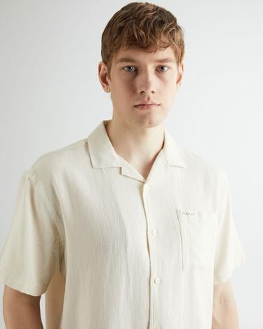  GANT Erkek Bej Regular Fit Klasik Yaka Gömlek