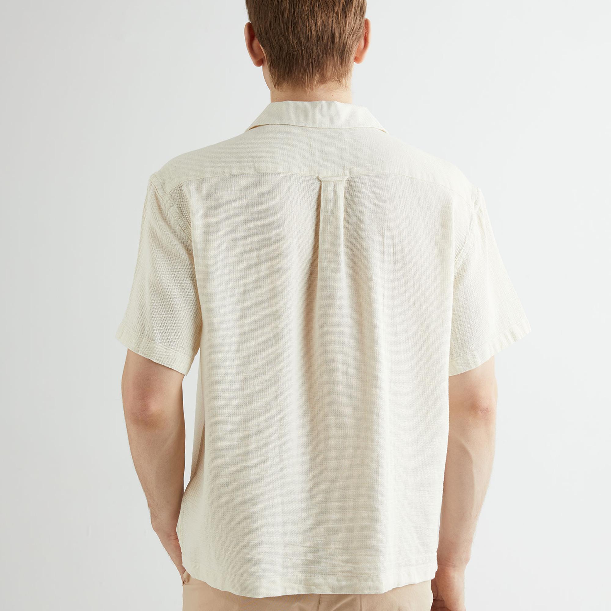 GANT Erkek Bej Regular Fit Klasik Yaka Gömlek