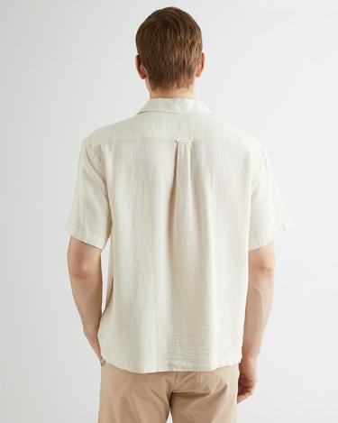  GANT Erkek Bej Regular Fit Klasik Yaka Gömlek