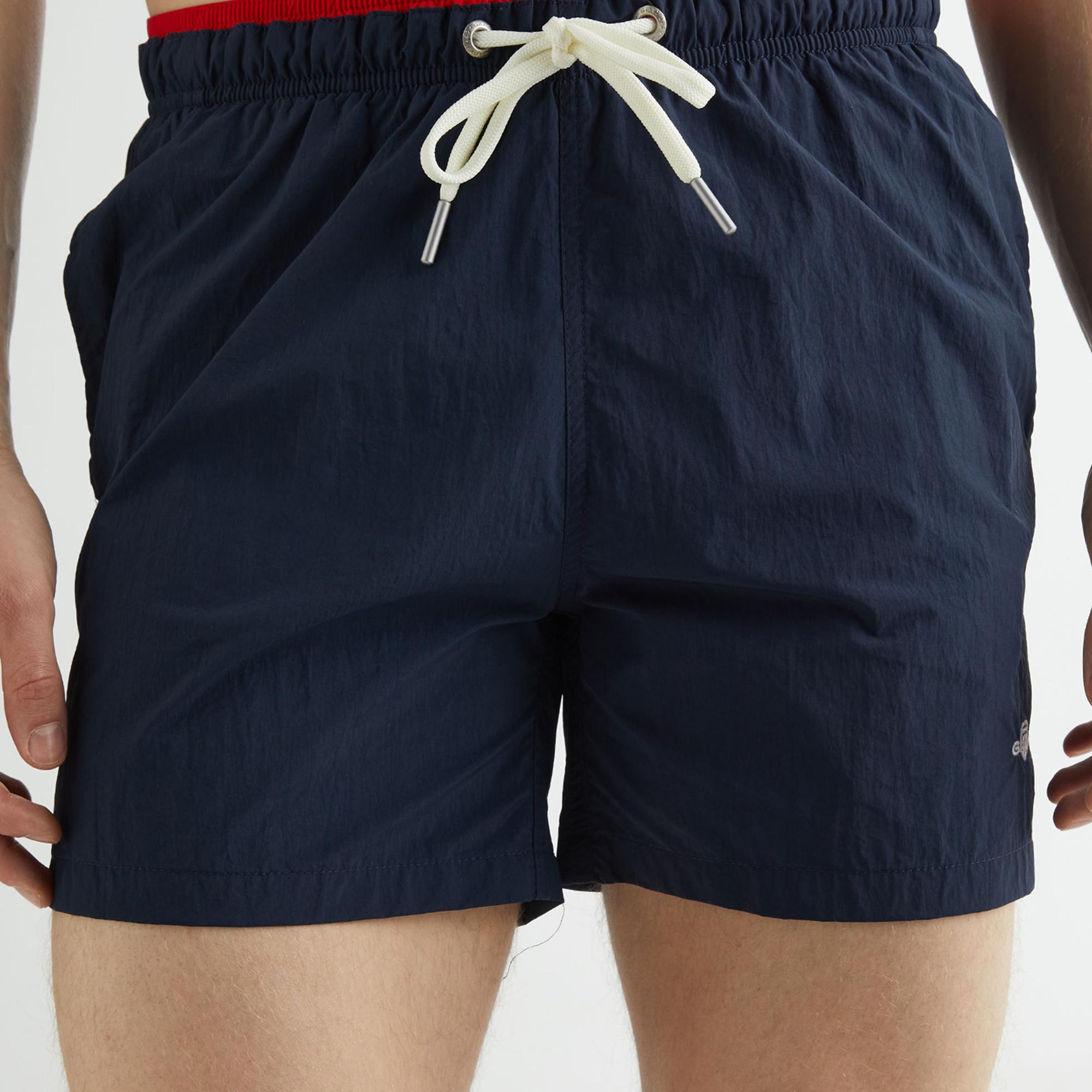 GANT Erkek Lacivert Regular Fit Mayo Şort