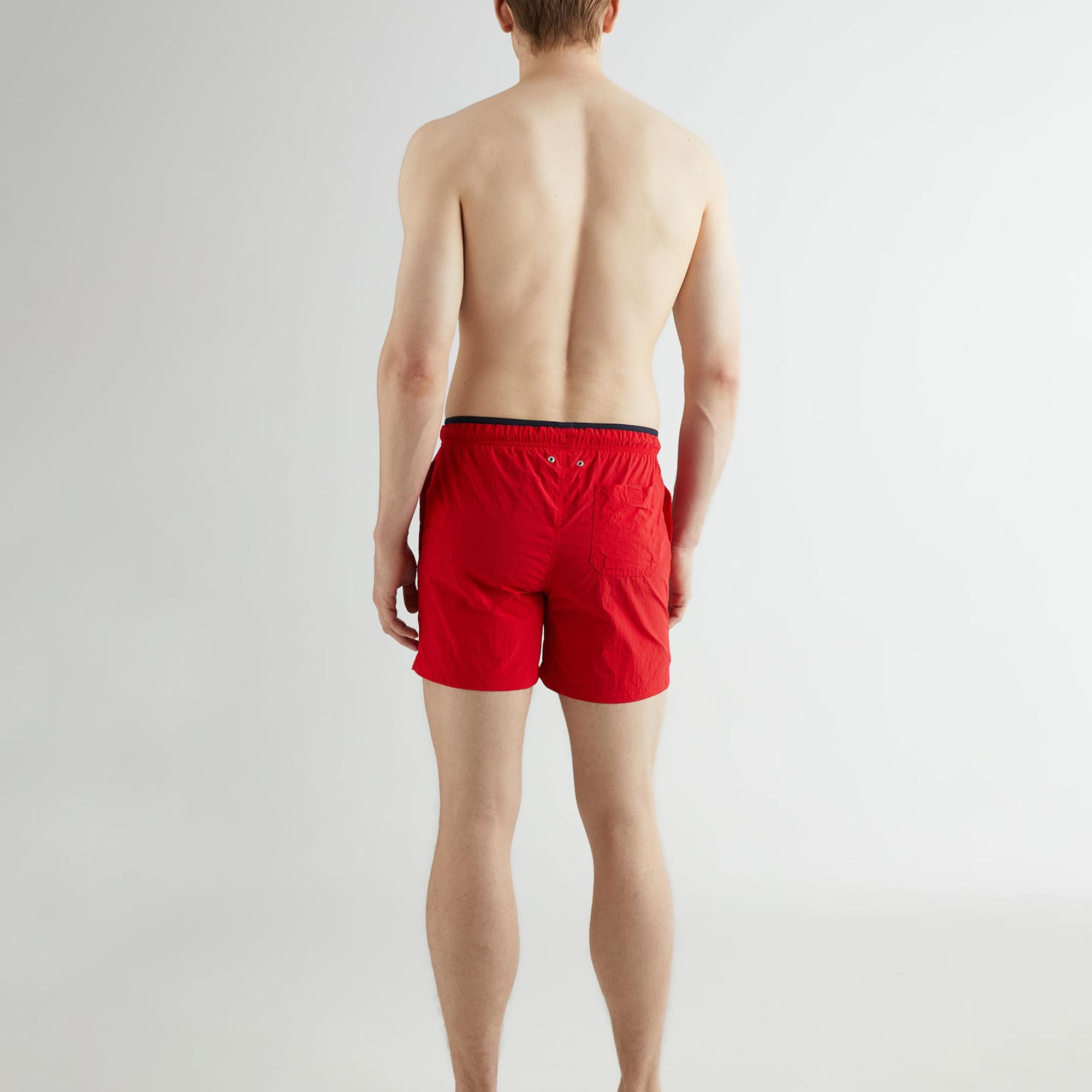 GANT Erkek Kırmızı Regular Fit Mayo Şort