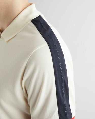  GANT Erkek Krem Regular Fit Renk Bloklu Polo