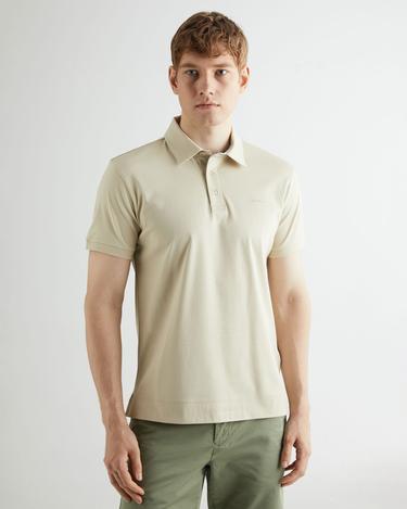  GANT Erkek Bej Slim Fit Polo