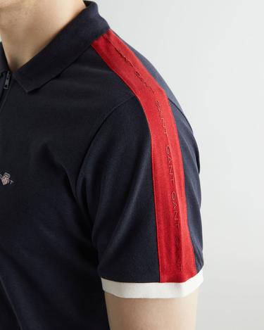  GANT Erkek Lacivert Regular Fit Renk Bloklu Polo