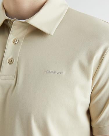  GANT Erkek Bej Slim Fit Polo