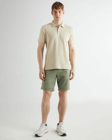  GANT Erkek Bej Regular Fit Dokulu Polo