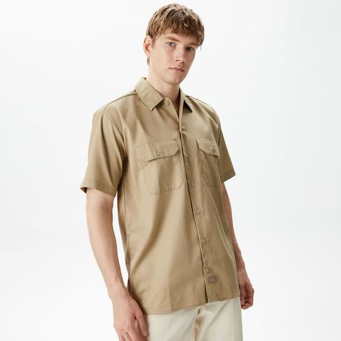  Dickies Work Erkek Bej Gömlek