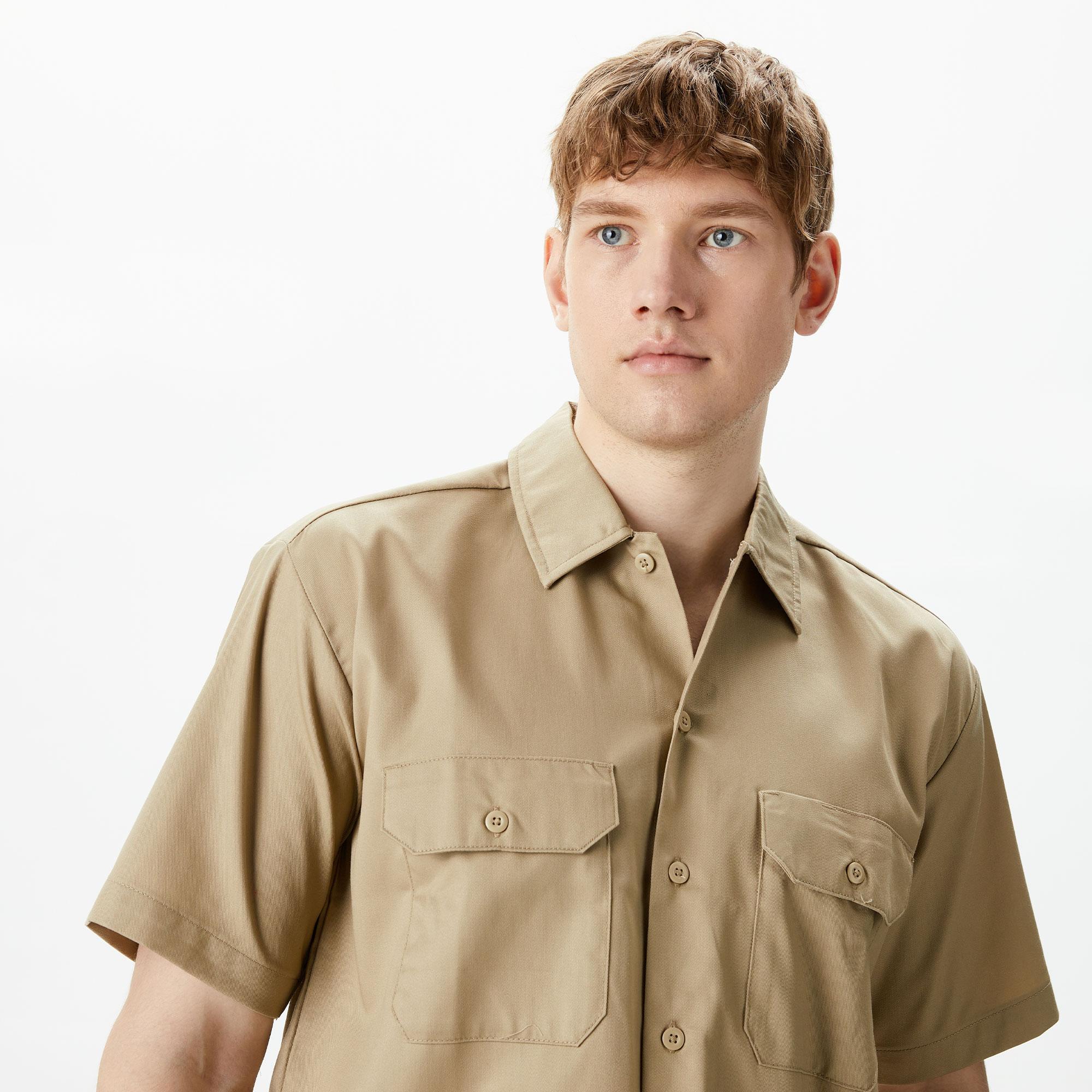 Dickies Work Erkek Bej Gömlek