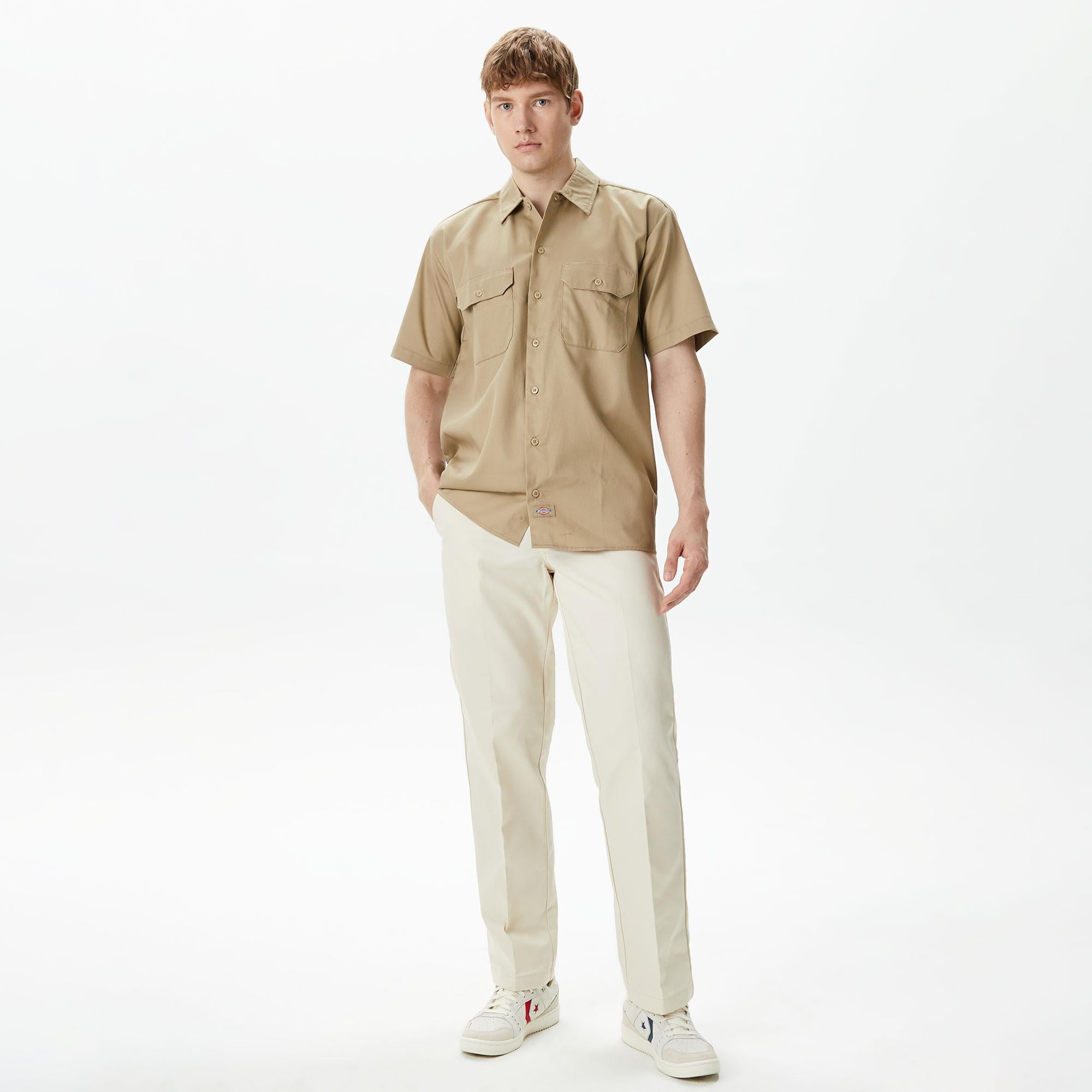 Dickies Work Erkek Bej Gömlek