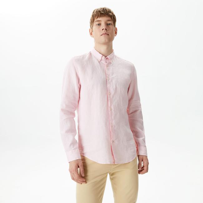  Boss S-Liam Erkek Pembe Gömlek