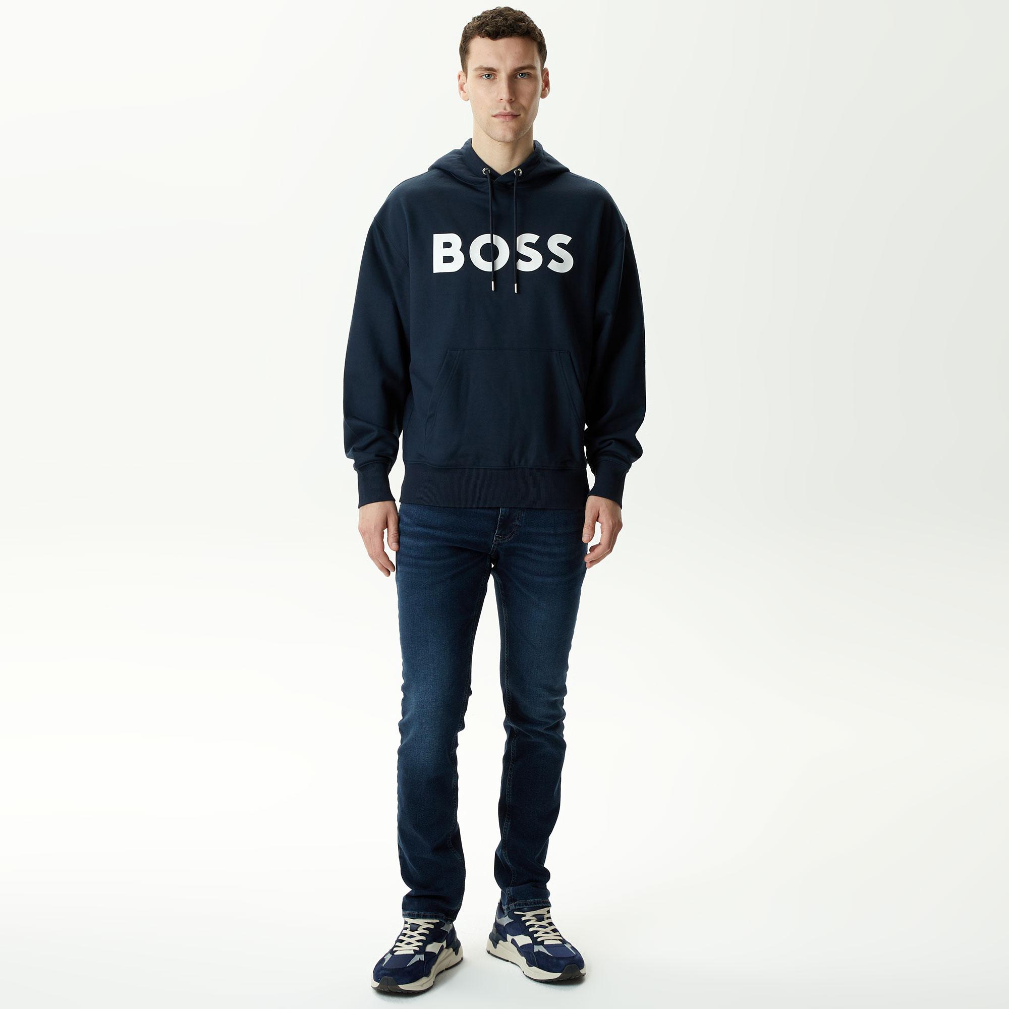 Boss Sullivan 16 Erkek Mavi Sweatshirt