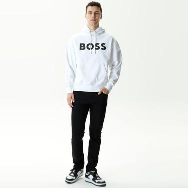  Boss Sullivan 16 Erkek Beyaz Sweatshirt