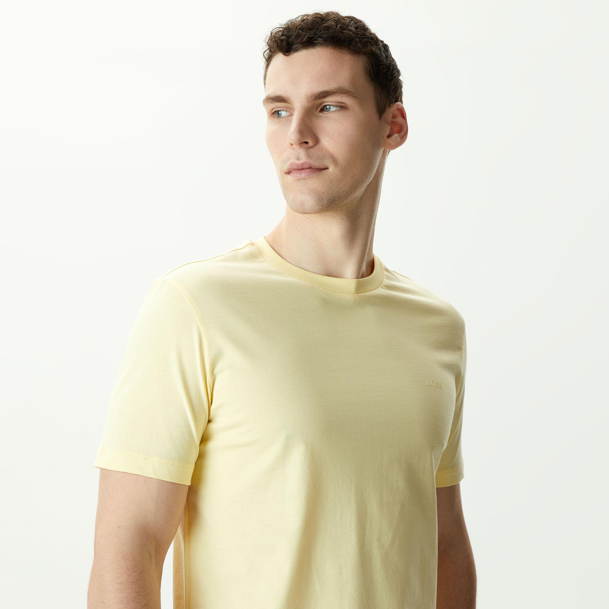 Boss Thompson 01 Erkek Sarı T-Shirt