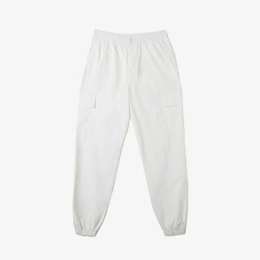  Kadın Jogger Beyaz Pantolon