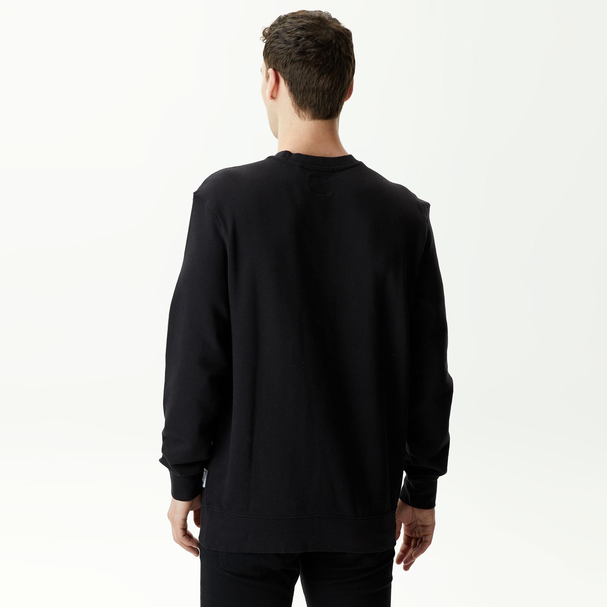 Alpha Industries Essential Crewneck Unisex Siyah Sweatshirt