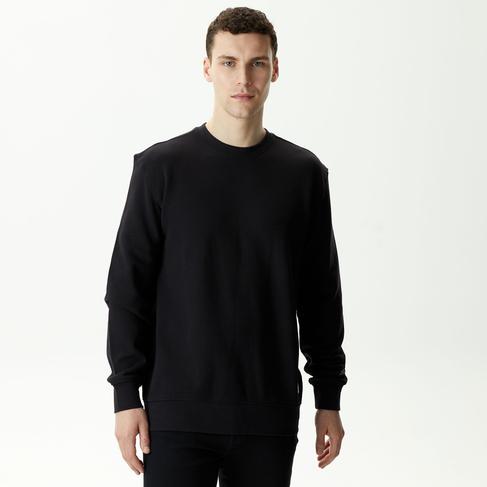 Alpha Industries Essential Crewneck Unisex Siyah Sweatshirt