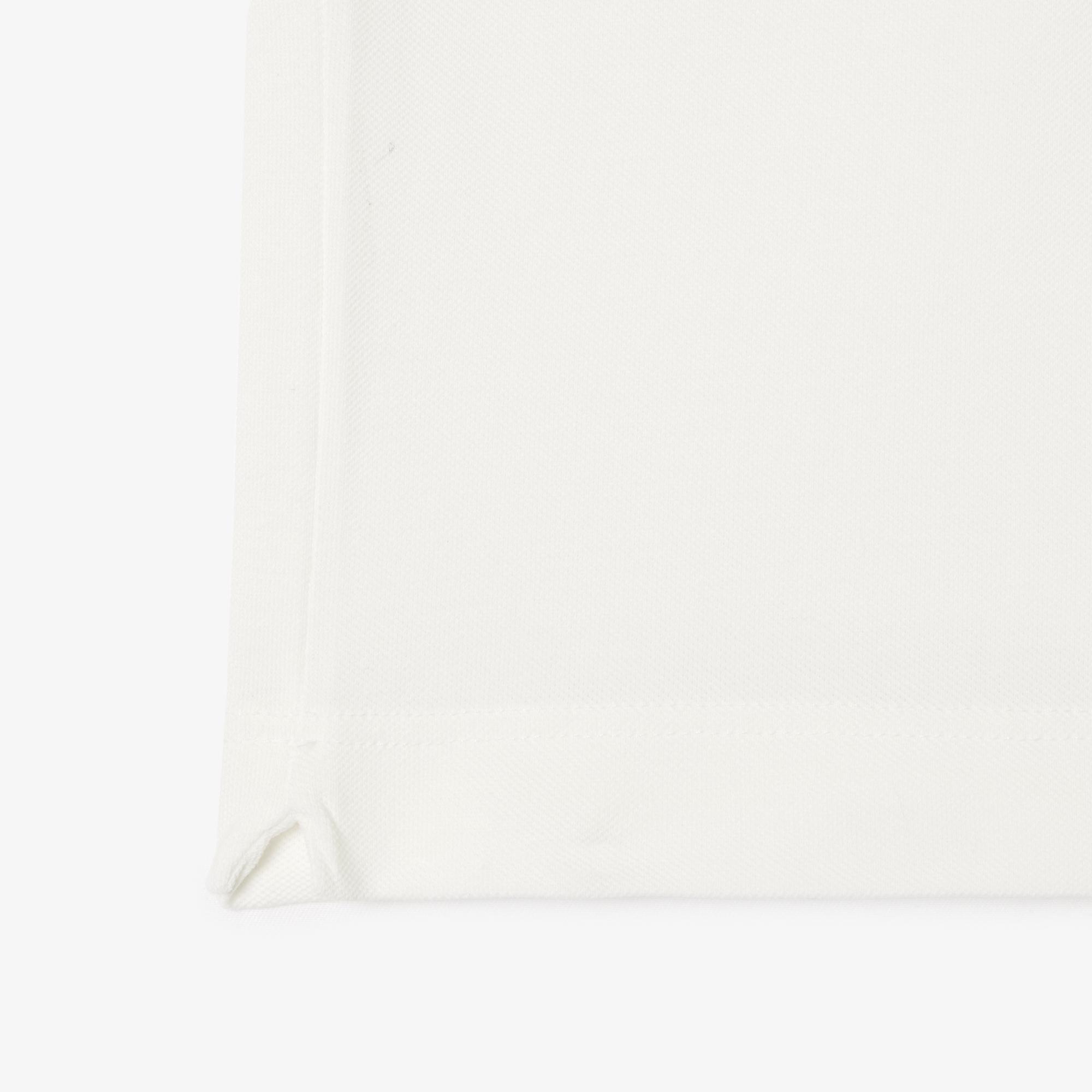 Erkek Regular Fit Organik Pamuk Beyaz Polo