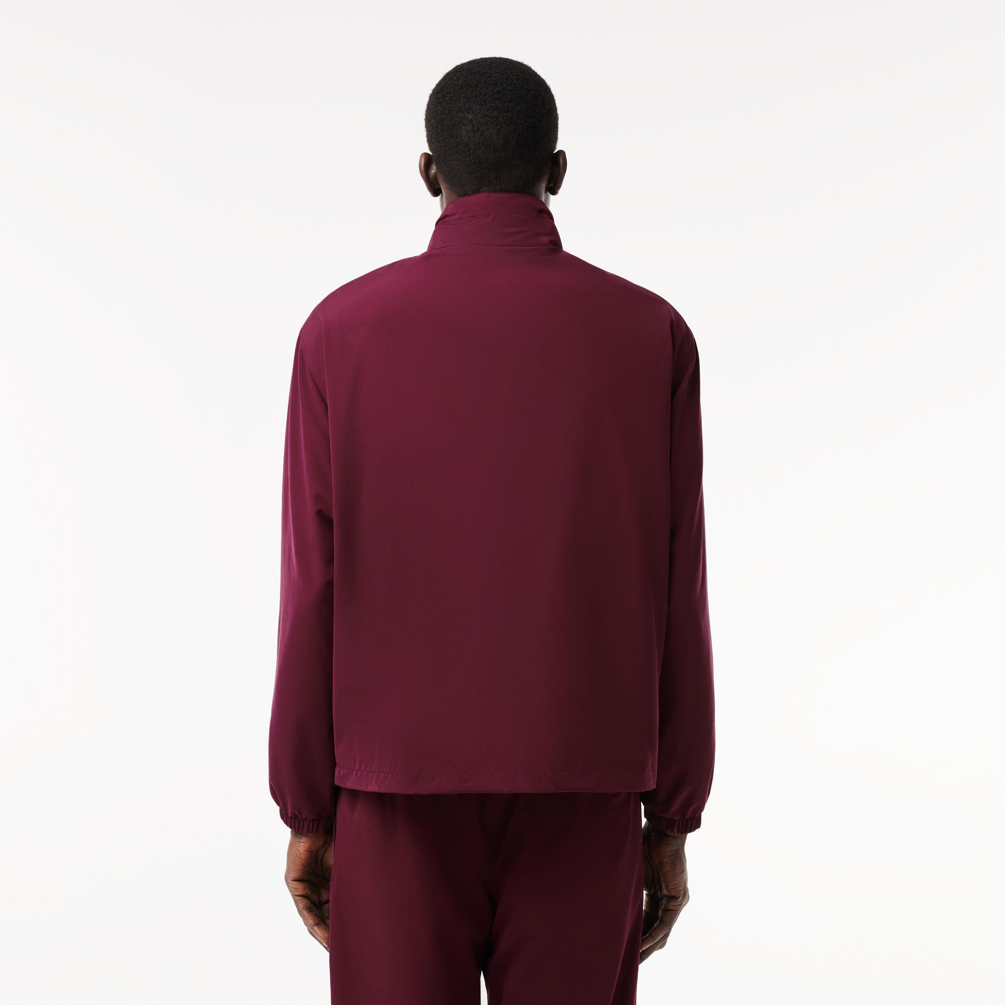 Erkek Kapüşonlu Bordo Ceket