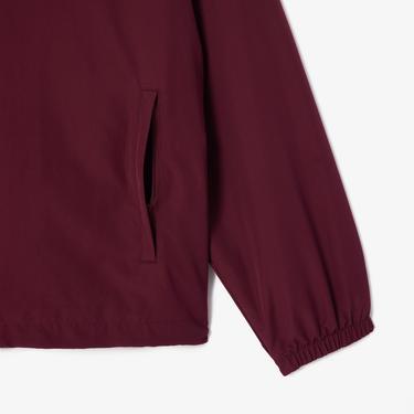  Erkek Kapüşonlu Bordo Ceket