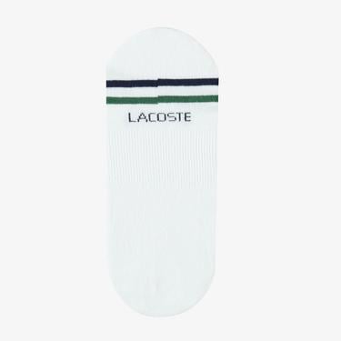  Lacoste Unisex Beyaz Babet Çorap