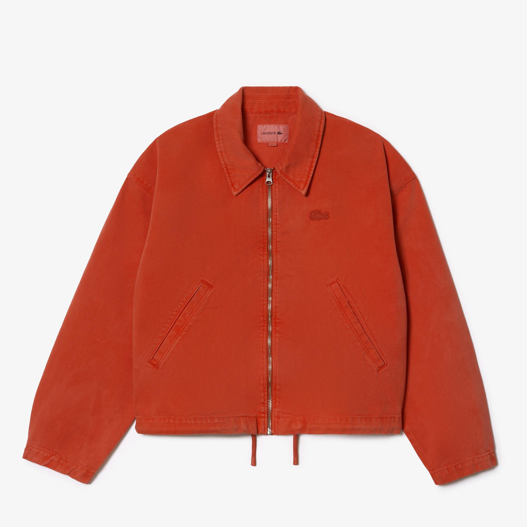 Kadın Denim Kırmızı Ceket