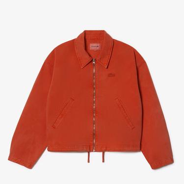  Kadın Denim Kırmızı Ceket