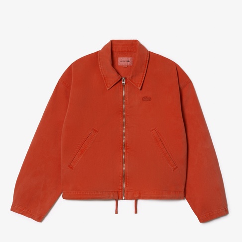  Kadın Denim Kırmızı Ceket