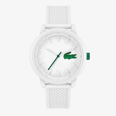  Lacoste Erkek Beyaz Saat