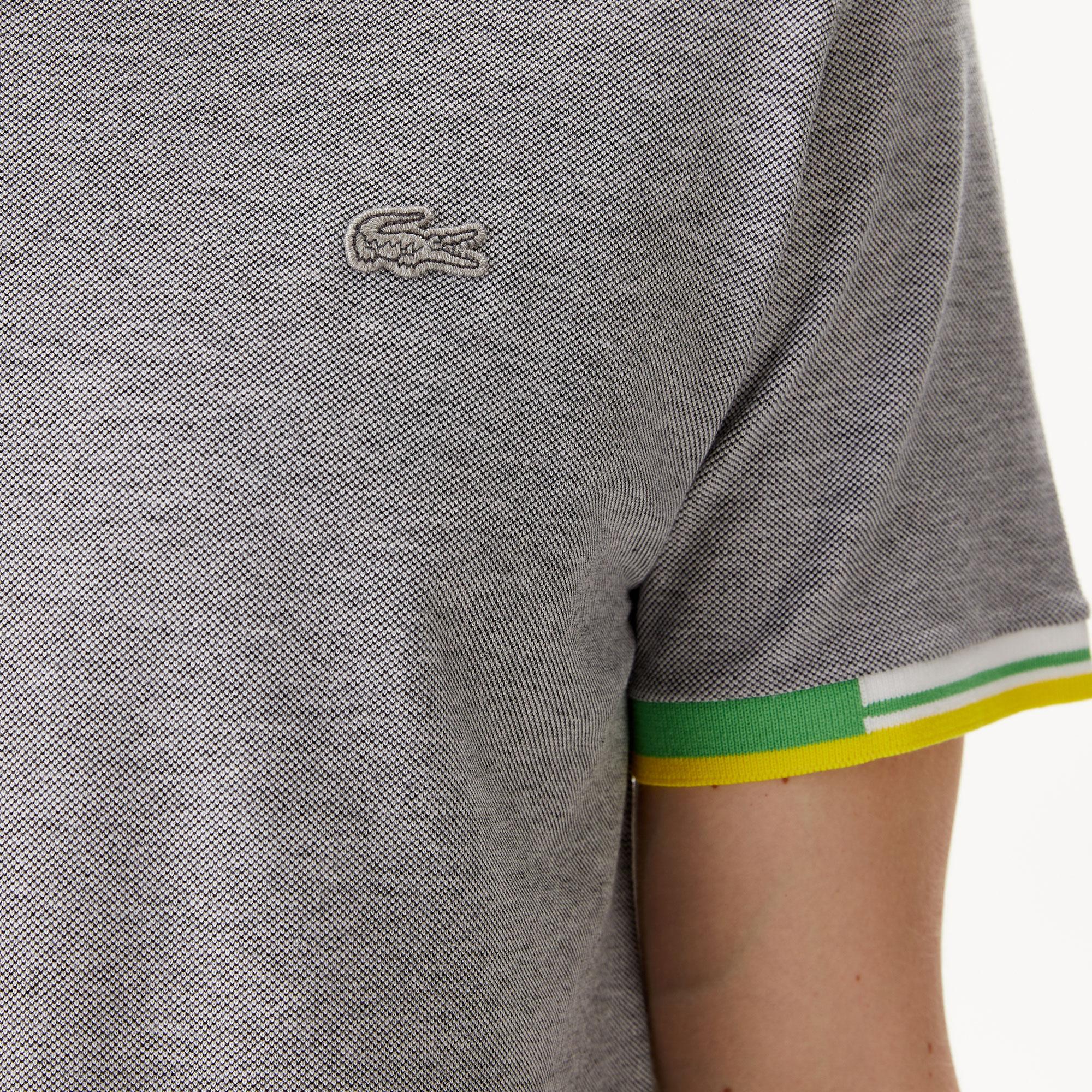 Erkek Regular Fit Bisiklet Yaka Gri T-Shirt