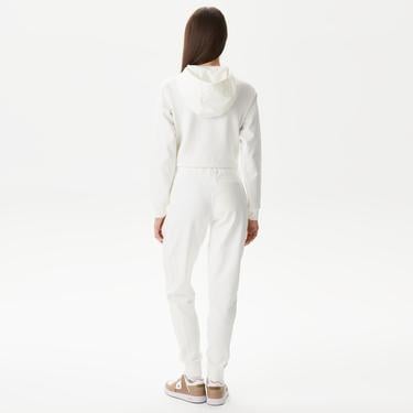 Kadın Jogger Beyaz Eşofman Altı