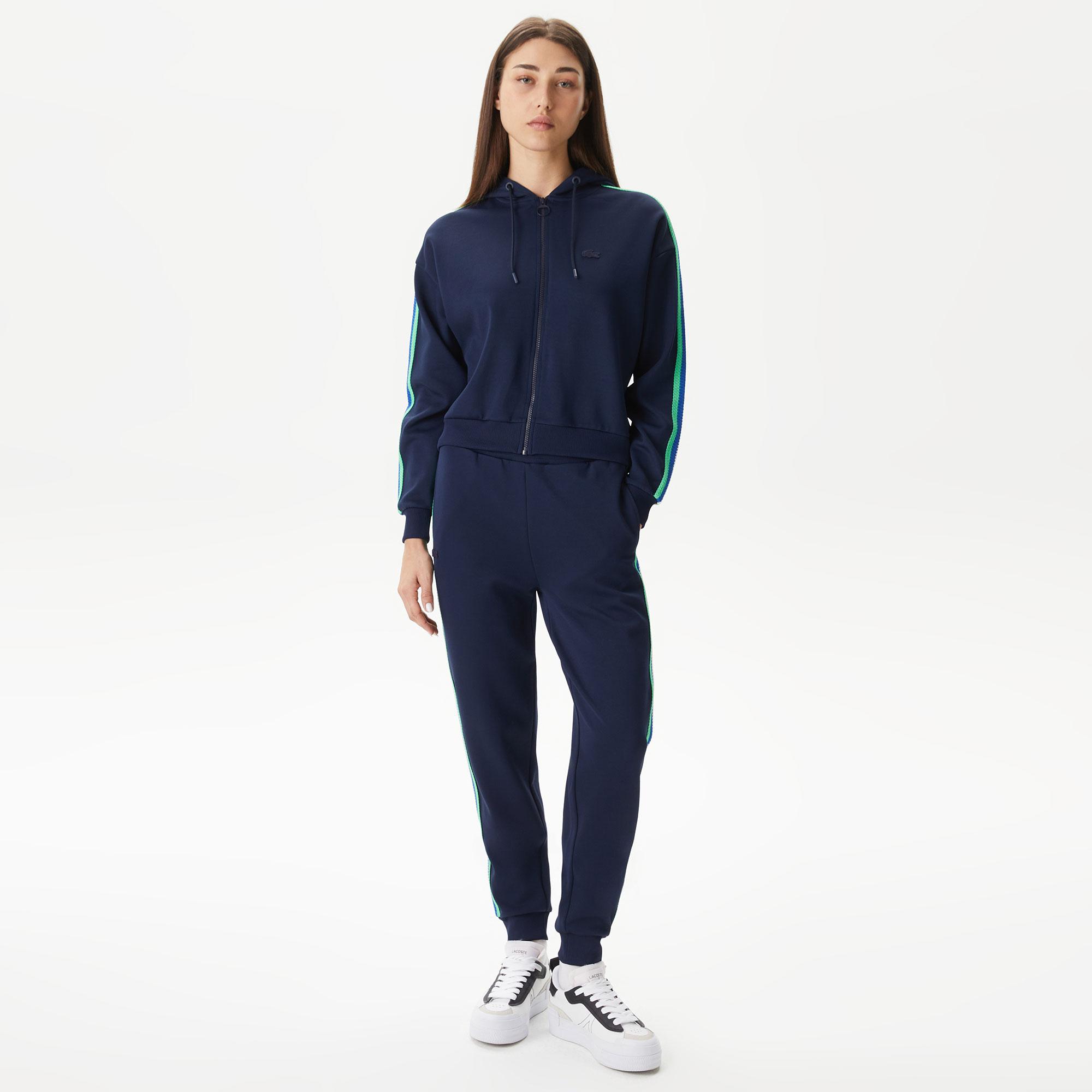 Kadın Relaxed Fit Kapüşonlu Lacivert Sweatshirt
