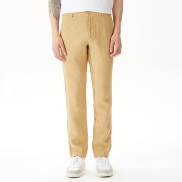  Erkek Slim Fit Chino Bej Pantolon
