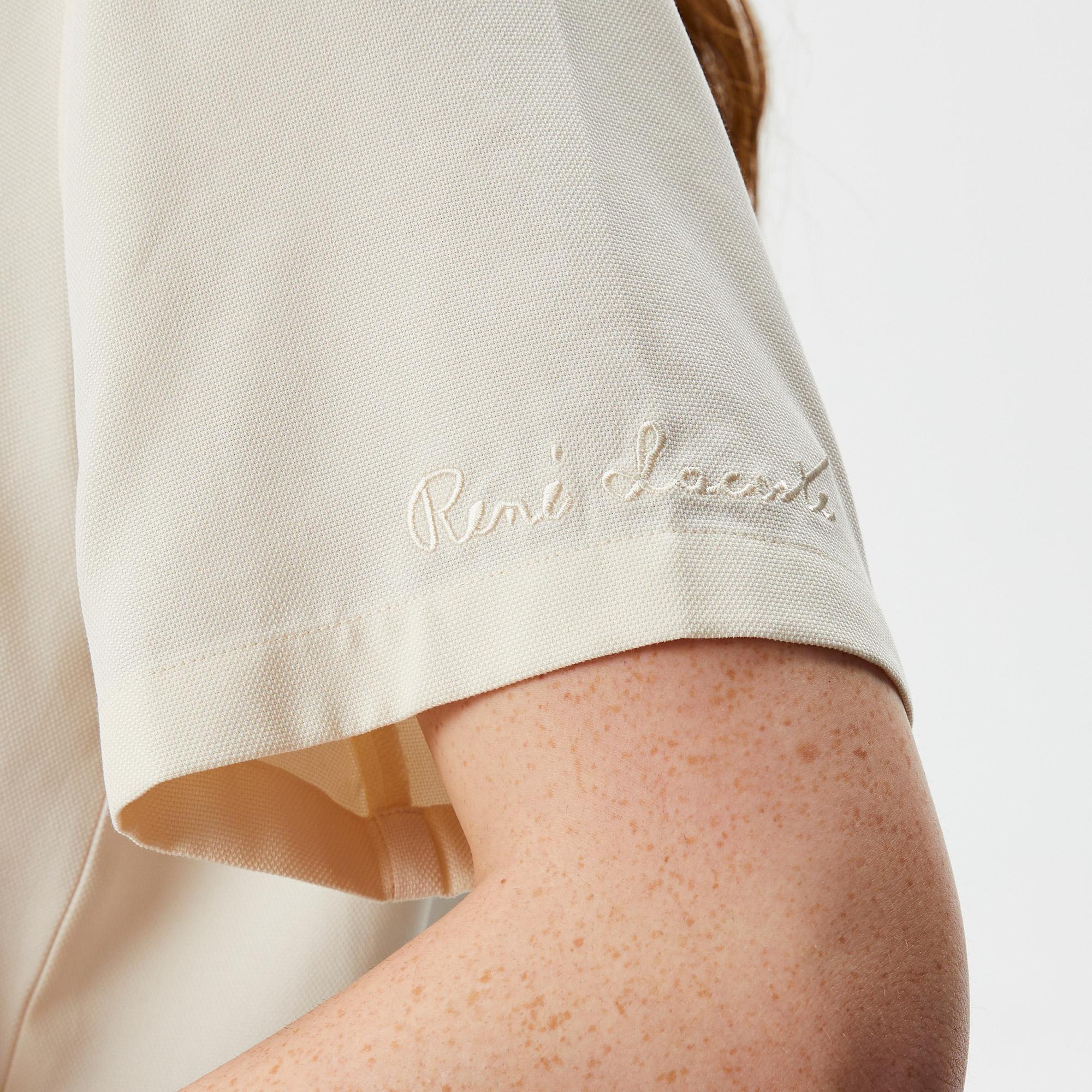 Kadın Relaxed Fit Kısa Kollu Beyaz Gömlek