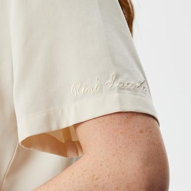  Kadın Relaxed Fit Kısa Kollu Beyaz Gömlek