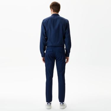  Erkek Tapered Fit Chino Lacivert Pantolon