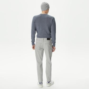  Erkek Slim Fit Gri Pantolon