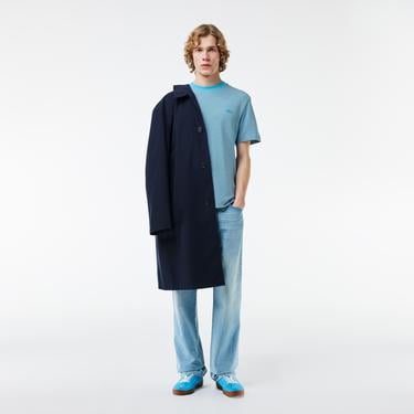  Erkek Regular Fit Bisiklet Yaka Mavi T-Shirt