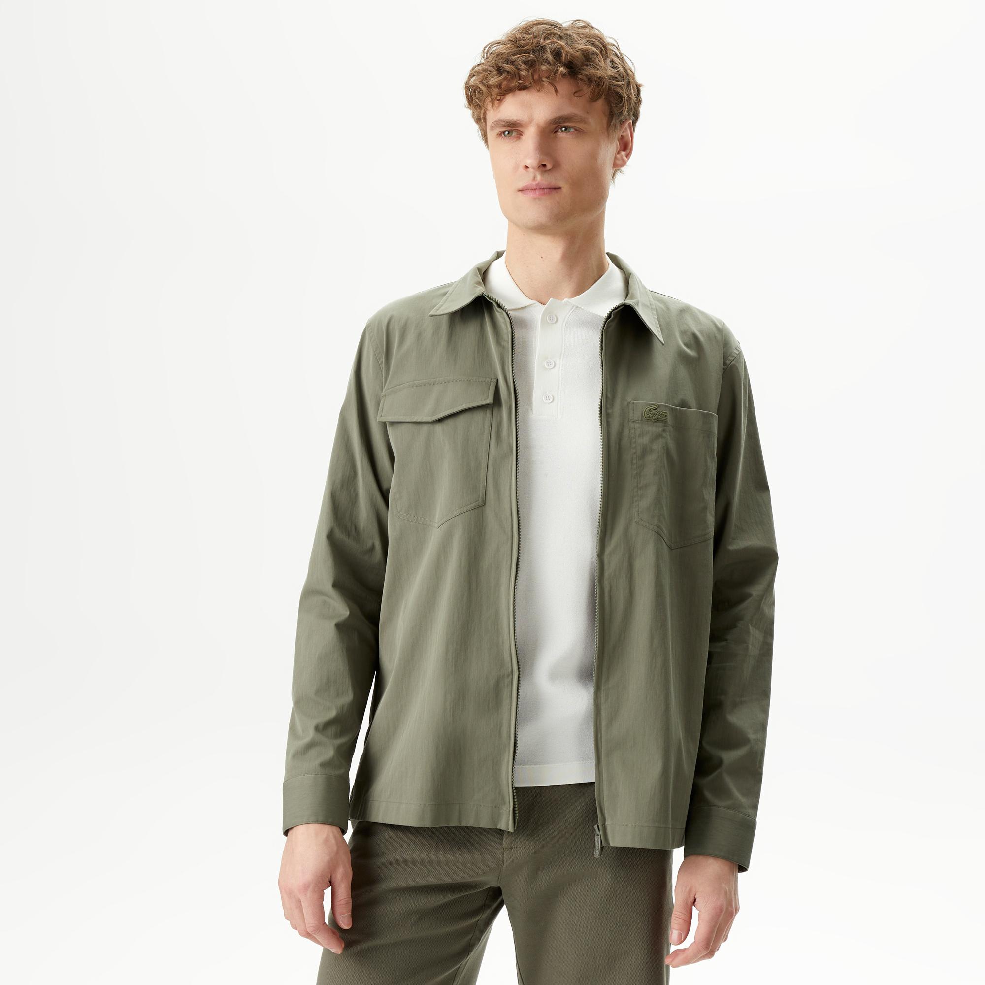 Erkek Relaxed Fit Yeşil Gömlek