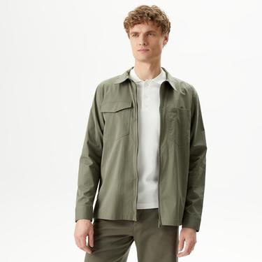  Erkek Relaxed Fit Yeşil Gömlek