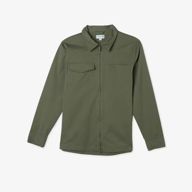  Erkek Relaxed Fit Yeşil Gömlek