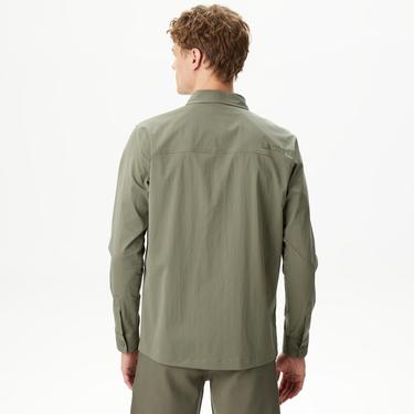  Erkek Relaxed Fit Yeşil Gömlek