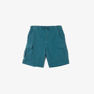  Erkek Relaxed Fit Mavi Bermuda