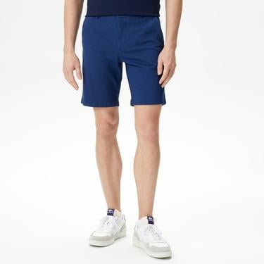  Erkek Slim Fit Lacivert Bermuda