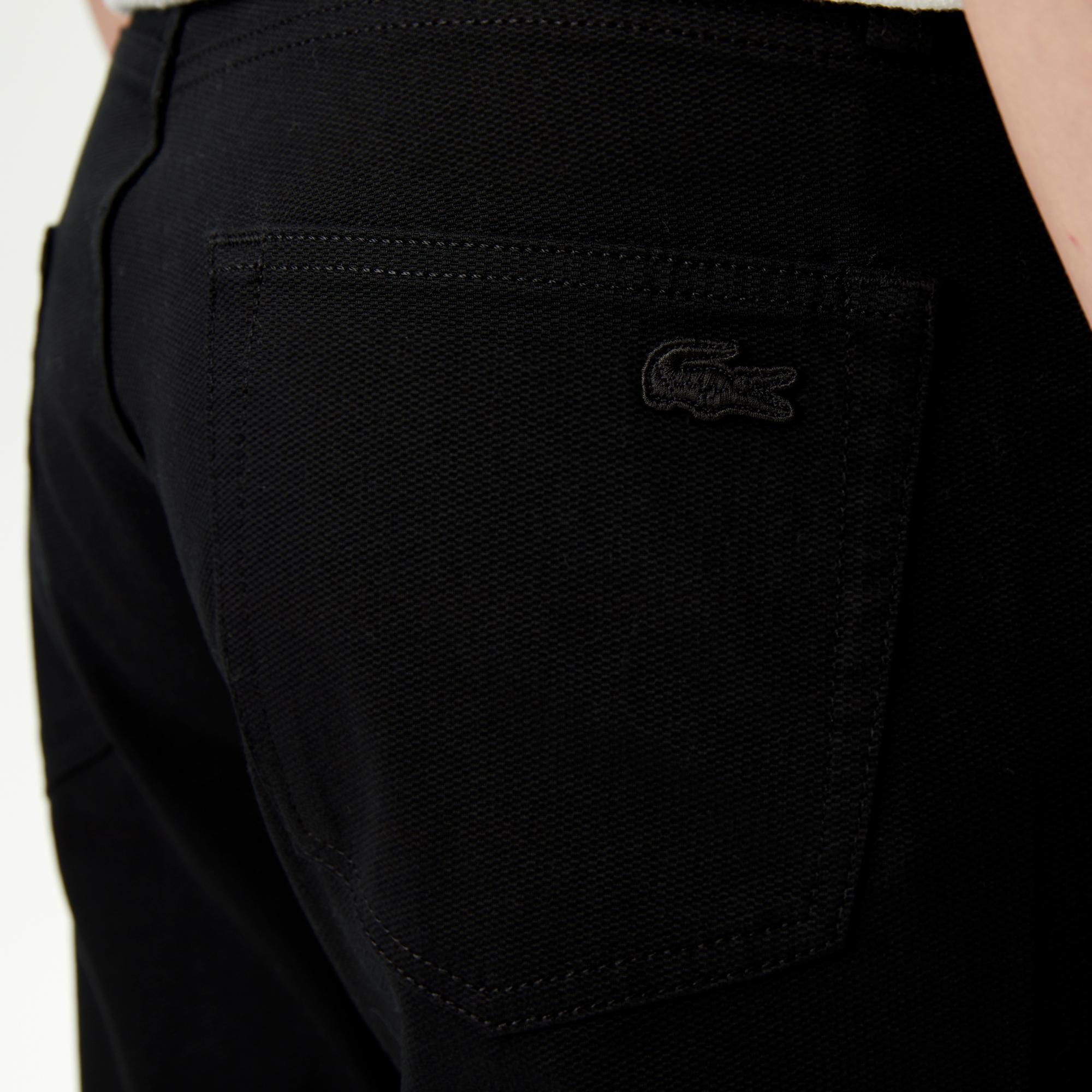 Lacoste Erkek Slim Fit Siyah Pantolon