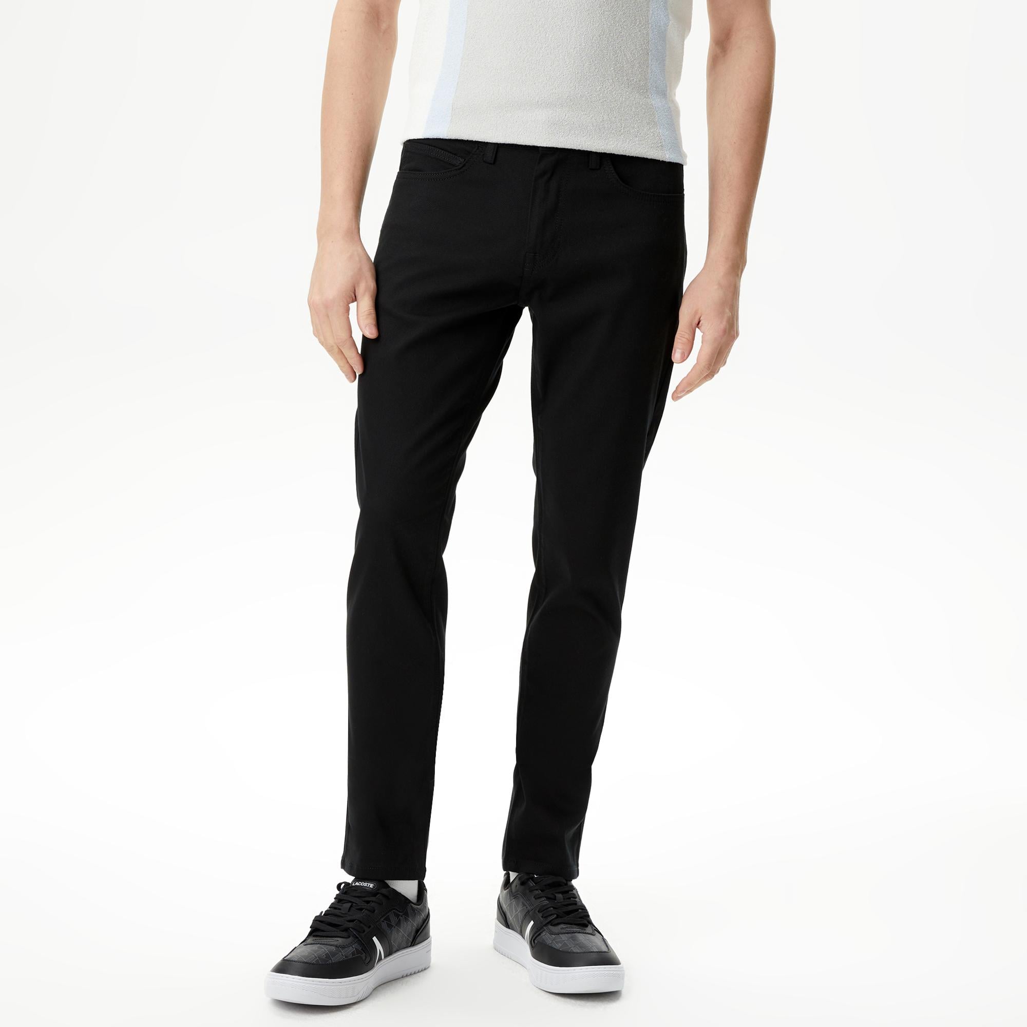 Lacoste Erkek Slim Fit Siyah Pantolon