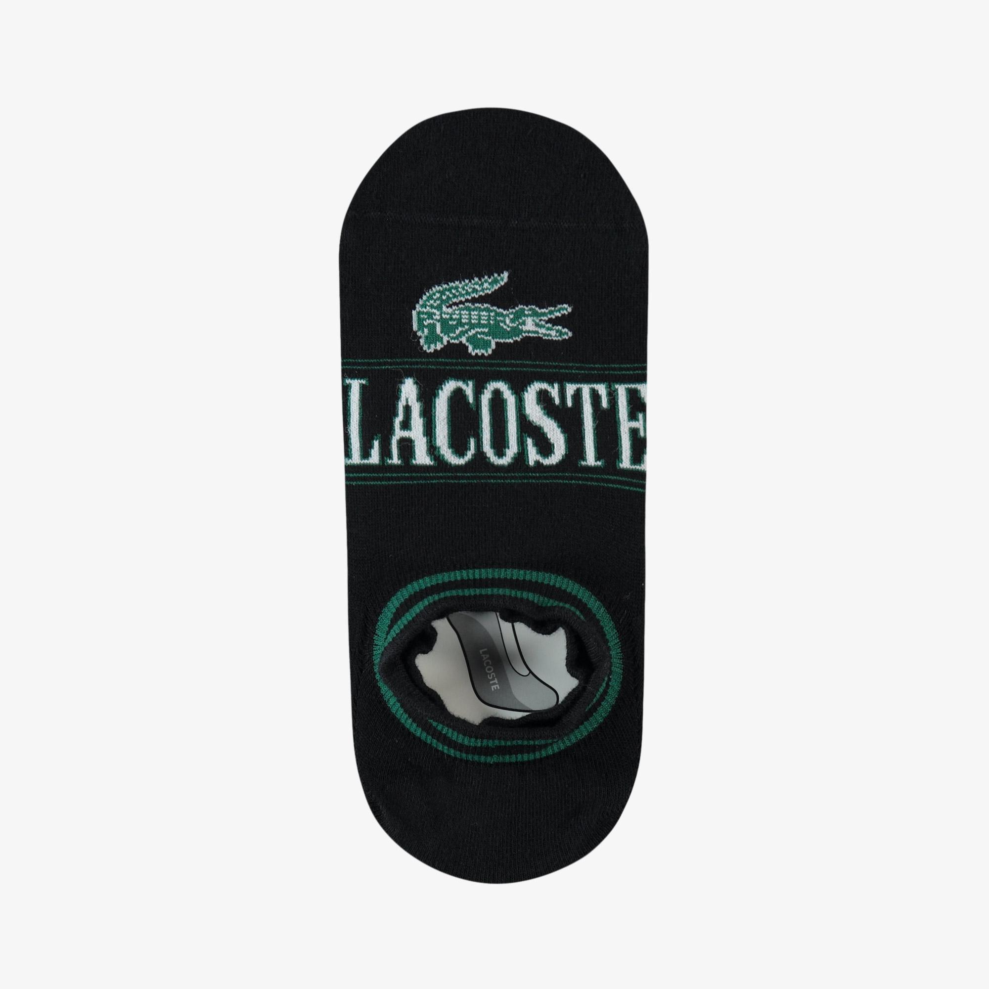 Lacoste Erkek Baskılı Siyah Çorap